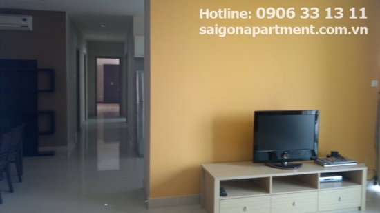 Apartment for rent Thao Dien street in district 2, Fideco Building, 3bedrooms- 140sqm-1100$