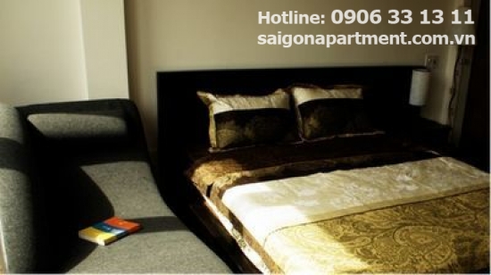 Serviced apartment 1 bedroom for rent Vo Thi Sau street, Tan Dinh ward, District 1 - 45sqm - 600 USD