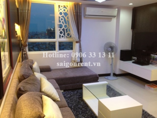BMC building in District 1- Beautiful apartment 03 bedrooms on 14th floor, 134sqm for rent in BMC building. Center District 1- 1200$