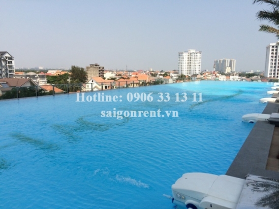 Brand new apartment for rent on 28th floor in Thao Dien Pearl Building, 1100 USD/month