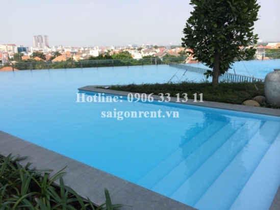 Brand new apartment for rent on 28th floor in Thao Dien Pearl Building, 1100 USD/month