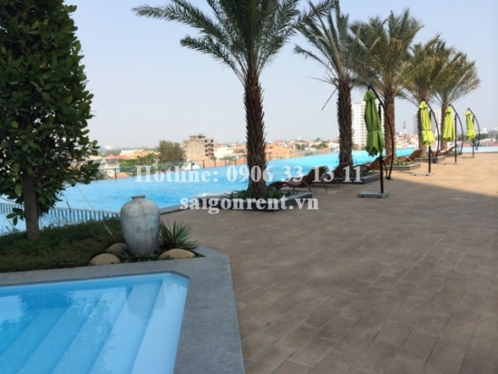 Brand new apartment for rent on 28th floor in Thao Dien Pearl Building, 1100 USD/month