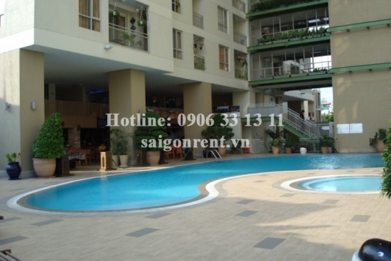 Nice apartment for rent on Botanic Building, Phu Nhuan district 1000$