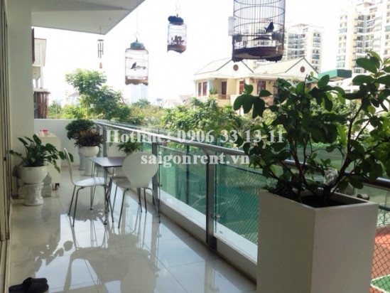 Beautiful 03 bedrooms with nice balcony for rent in Estella building, district 2. 1700 USD