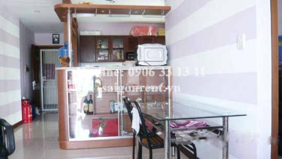 Apartment for rent in The Mansion Building, Nguyen Van Linh street, district 7: 490 USD