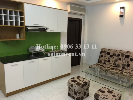 Brand new serviced apartment for rent on Le Van Sy street, close to District 3. 1 bedroom with nice balcony 500 USD