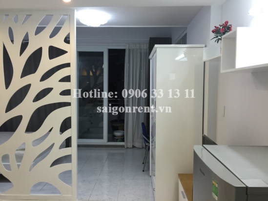 Brand new serviced apartment for rent on Le Van Sy street, close to District 3. 1 bedroom with nice balcony 500 USD