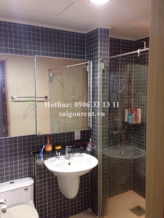 Apartment for rent in Saigon Pearl building, Binh Thanh district - Block Ruby 2- 02 bedrooms, 85sqm, 19th floor, river view - 1250 USD