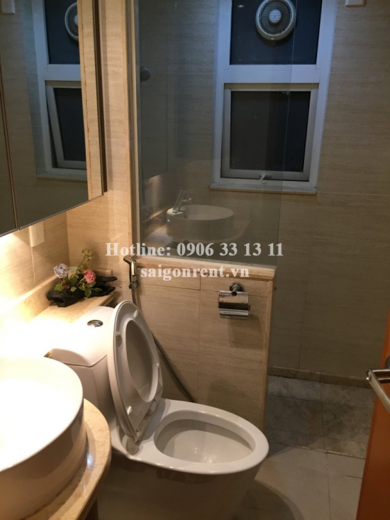 Apartment for rent in Saigon Pearl building, Binh Thanh district - Block Ruby 2- 02 bedrooms, 85sqm, 19th floor, river view - 1250 USD