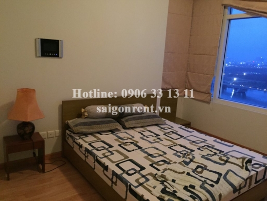 Apartment for rent in Saigon Pearl building, Binh Thanh district - Block Ruby 2- 02 bedrooms, 85sqm, 19th floor, river view - 1250 USD