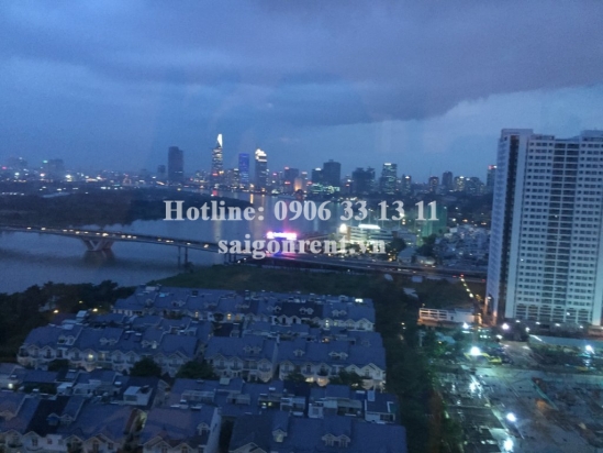 Apartment for rent in Saigon Pearl building, Binh Thanh district - Block Ruby 2- 02 bedrooms, 85sqm, 19th floor, river view - 1250 USD