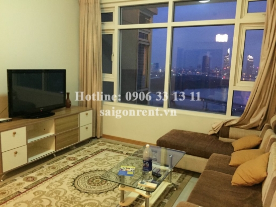 Apartment for rent in Saigon Pearl building, Binh Thanh district - Block Ruby 2- 02 bedrooms, 85sqm, 19th floor, river view - 1250 USD