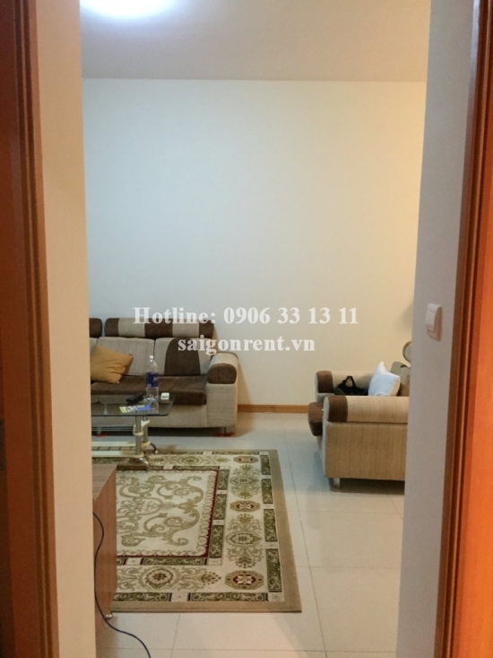 Apartment for rent in Saigon Pearl building, Binh Thanh district - Block Ruby 2- 02 bedrooms, 85sqm, 19th floor, river view - 1250 USD