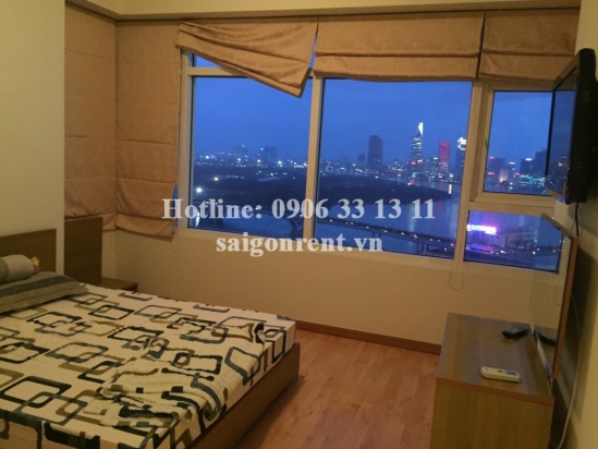 Apartment for rent in Saigon Pearl building, Binh Thanh district - Block Ruby 2- 02 bedrooms, 85sqm, 19th floor, river view - 1250 USD