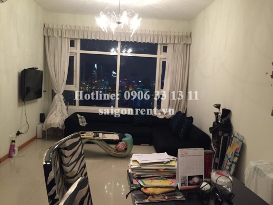 Apartment for rent in Saigon Pearl building, Binh Thanh district - Block Ruby 2- 02 bedrooms, 85sqm, 30th floor, river view - 1300 USD