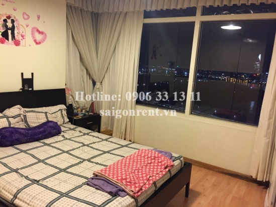 Apartment for rent in Saigon Pearl building, Binh Thanh district - Block Ruby 2- 02 bedrooms, 85sqm, 30th floor, river view - 1300 USD