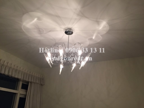 Apartment for rent in Saigon Pearl building, Binh Thanh district - Block Ruby 2- 02 bedrooms, 85sqm, 30th floor, river view - 1300 USD