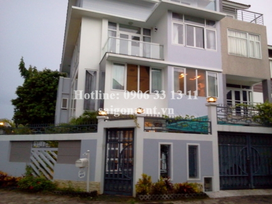 Luxury villa 05 bedrooms for rent in Phu My Van Phat Hung resident area, District 7: 2000 USD