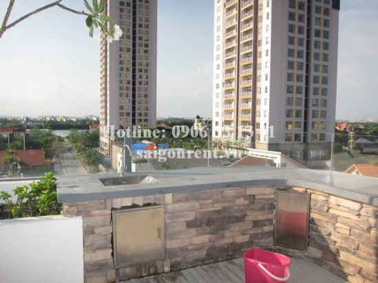 Convenient serviced apartment for rent in Nguyen Van Huong street, Thao Dien Ward, District 2: 600 USD