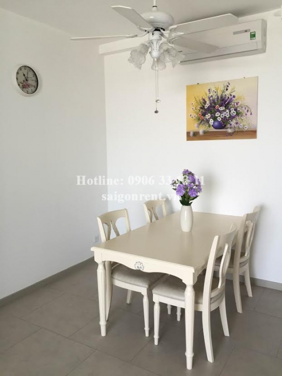 Apartment with new furniture for rent in Riviera Point Building, Nguyen Van Tuong street, District 7: 1000 USD