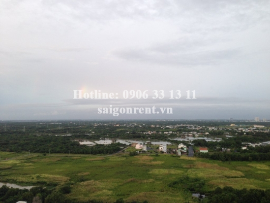 Luxury apartment 03 bedrooms on 21th floor for rent in Hoang Anh Gold House Building, District 7-600 USD