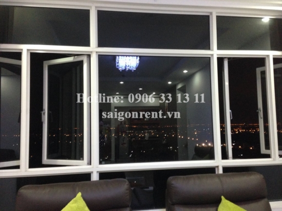 Luxury apartment 03 bedrooms on 21th floor for rent in Hoang Anh Gold House Building, District 7-600 USD