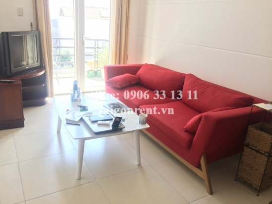 Nice serviced 01 bedroom, living with balcony, 70sqm for rent in Thao Dien ward, district 2- 650 USD