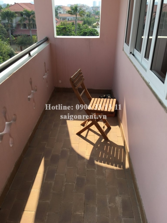 Beautiful 01 bedroom apartment with balcony for rent in Quoc Huong street, Thao Dien ward, District 2- 55sqm- 500 USD