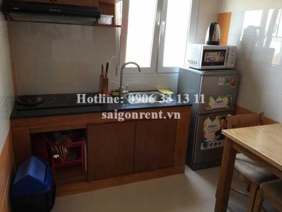 Brand new serviced apartment 01 bedroom with balcony, kitchen room, 35sqm for rent in Quoc Huong street, Thao Dien ward, Center District 2- 500 USD