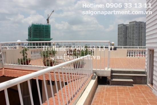 Serviced apartment 03 bedrooms in Nguyen Van Huong street, Thao Dien ward, Distrct 2- 130 sqm- 1000 USD