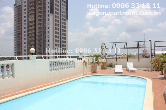 Serviced apartment 02 bedrooms in Nguyen Van Huong street, Thao Dien ward, Distrct 2- 90 sqm- 750 USD