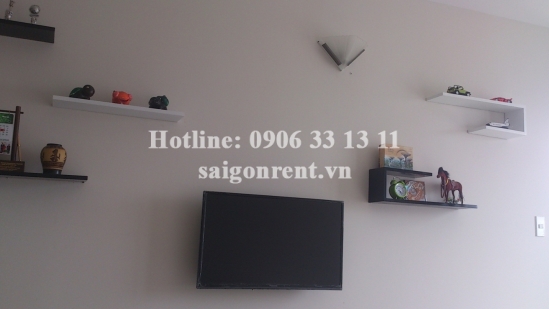 Apartment 01 bedroom with balcony, living room for rent in Riverside building, Nguyen Huu Canh street, Binh Thanh district - 600 USD