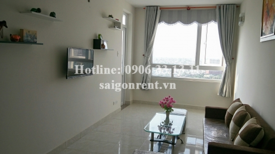 Apartment 01 bedroom with balcony, living room for rent in Riverside building, Nguyen Huu Canh street, Binh Thanh district - 600 USD