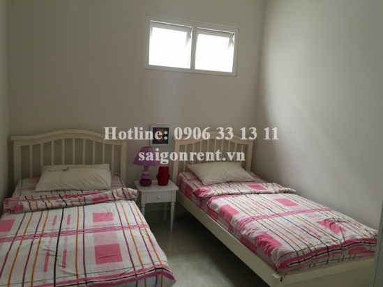 Nice apartment 02 bedrooms on 27th floor for rent in Riverside  Building, 90 Nguyen Huu Canh street, Binh Thanh District. 700 USD