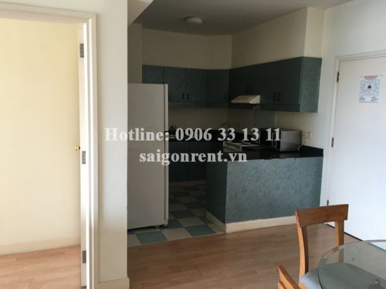 Quite apartment 02 bedrooms on 3rd floor with balcony for rent in Parkland buiding- District 2- 950 USD