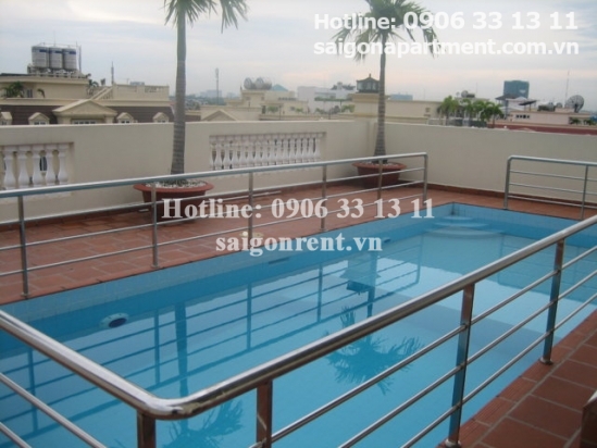 Service apartment 02 bedrooms for rent on Nguyen Van Huong street, District 2, 90sqm, 800USD