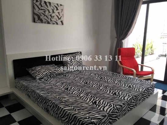 Penthouse serviced apartment with big balcony for rent on Quoc Huong street - District 2- 45sqm - 550USD