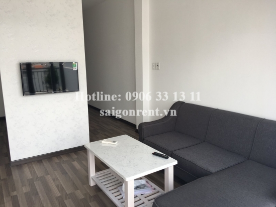 Brand new serviced apartment for rent on Le Van Sy street, close to District 3. 02 bedrooms with Large balcony, living room, 65sqm-800 USD