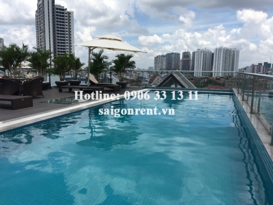 Serviced apartment 02 bedrooms with balcony, large living room for rent on Nguyen Van Huong street, District 2 - 80sqm - 950 USD
