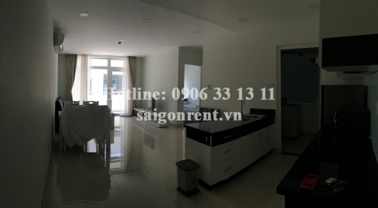 Serviced apartment 02 bedrooms with balcony, large living room for rent on Nguyen Van Huong street, District 2 - 80sqm - 950 USD