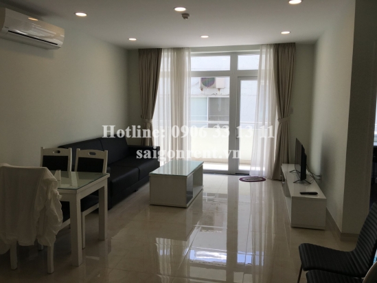 Serviced apartment 02 bedrooms with balcony, large living room for rent on Nguyen Van Huong street, District 2 - 80sqm - 950 USD