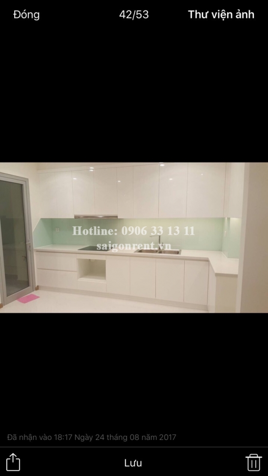 Vinhome Central Park - Apartment 02 bedrooms on 26th floor for rent on Nguyen Huu Canh street - Binh Thanh District - 84sqm - 1100USD
