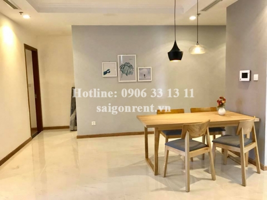 Vinhome Central Park - Nice Apartment 03 bedrooms on 24th floor for rent on Nguyen Huu Canh street - Binh Thanh District - 106sqm - 1500 USD