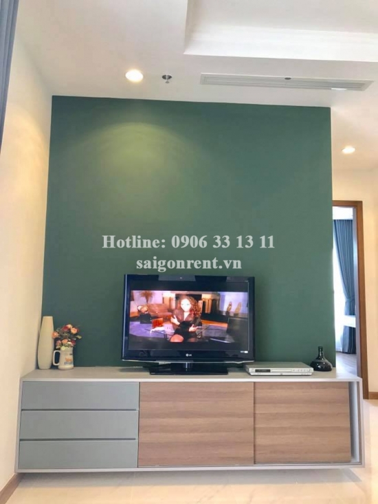 Vinhome Central Park - Nice Apartment 03 bedrooms on 24th floor for rent on Nguyen Huu Canh street - Binh Thanh District - 106sqm - 1500 USD