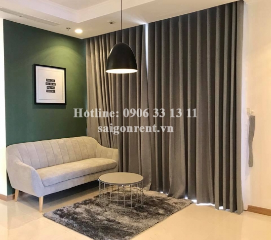 Vinhome Central Park - Nice Apartment 03 bedrooms on 24th floor for rent on Nguyen Huu Canh street - Binh Thanh District - 106sqm - 1500 USD