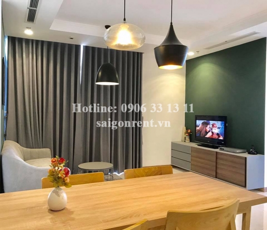 Vinhome Central Park - Nice Apartment 03 bedrooms on 24th floor for rent on Nguyen Huu Canh street - Binh Thanh District - 106sqm - 1500 USD