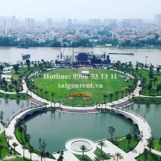 Vinhome Central Park - Apartment 02 bedrooms on 19th floor for rent on Nguyen Huu Canh street - Binh Thanh District - 65sqm - 1100 USD