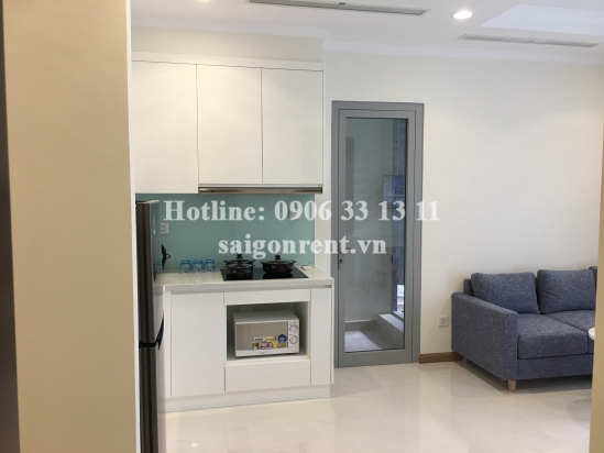 Vinhome Central Park - Apartment 02 bedrooms on 19th floor for rent on Nguyen Huu Canh street - Binh Thanh District - 65sqm - 1100 USD