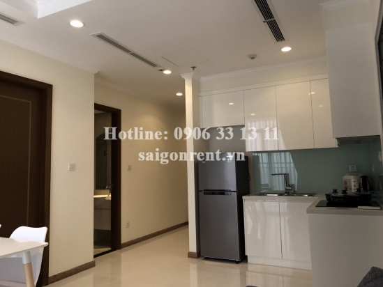 Vinhome Central Park - Apartment 02 bedrooms on 19th floor for rent on Nguyen Huu Canh street - Binh Thanh District - 65sqm - 1100 USD
