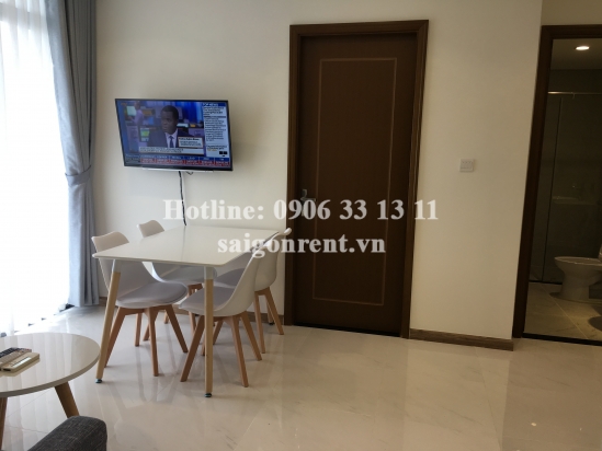Vinhome Central Park - Apartment 02 bedrooms on 19th floor for rent on Nguyen Huu Canh street - Binh Thanh District - 65sqm - 1100 USD